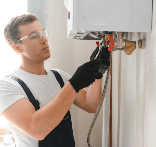 Výměna plynového kondenzačního kotle v Lounech