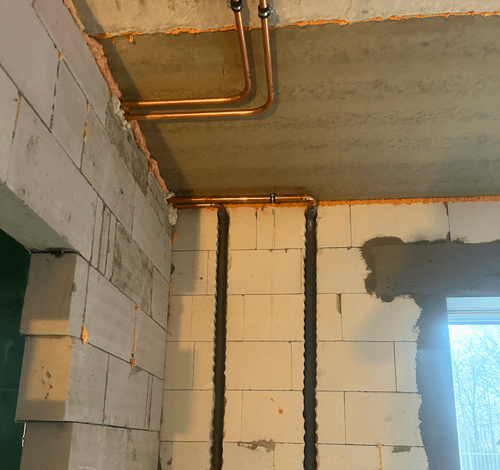 Ukázka výměny rozvodů topení při rekonstrukci domu - Instalatér Tomáš Vincík Louny